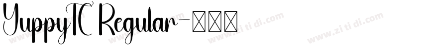 YuppyTC Regular字体转换